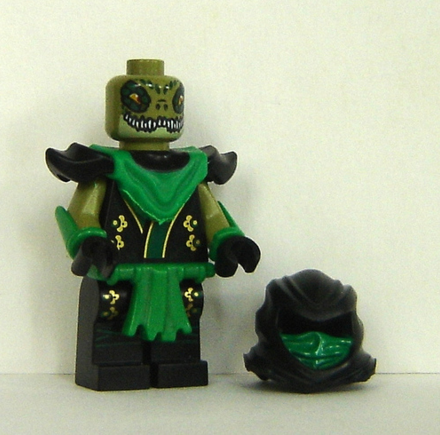 Custom LEGO Minifigure of the Week - Reptile Unmasked by Shilo Parker