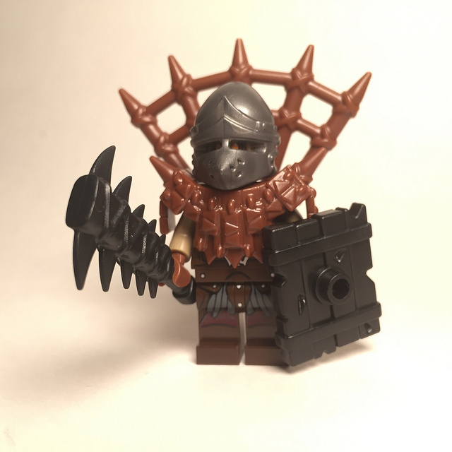Custom LEGO Minifigure of the Week - Orc Warmonger by CJ Stunkard