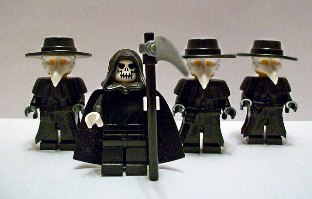 Custom LEGO Minifigure of the Week - Plague Priest and Minions by Silver Fox57