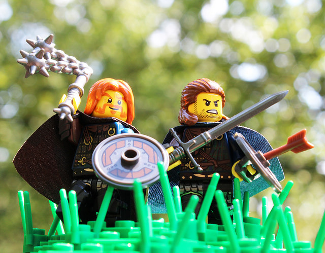 Custom LEGO Minifigure of the Week - Pictish Warlords by Brother Steven