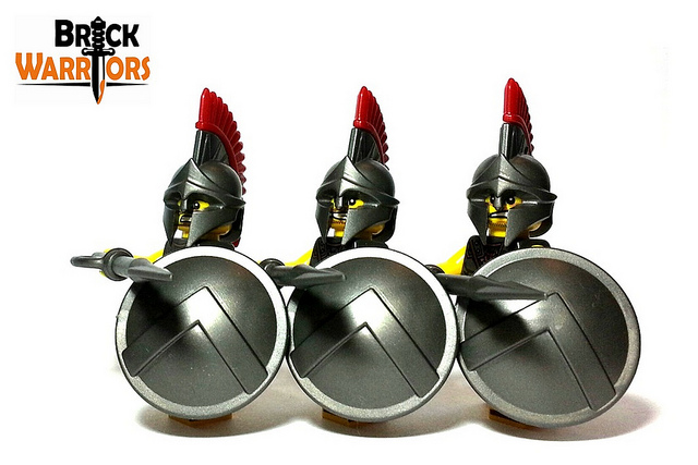 Custom LEGO Shield of the Week - Spartan Shield