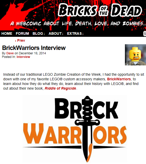 bricks of the dead lego interview