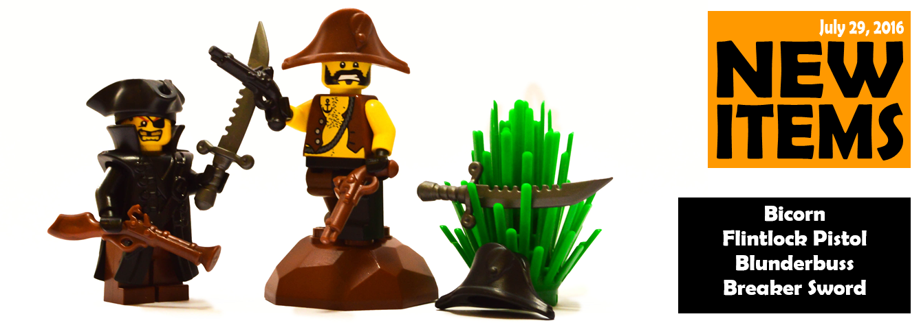 new custom lego pirate accessories released
