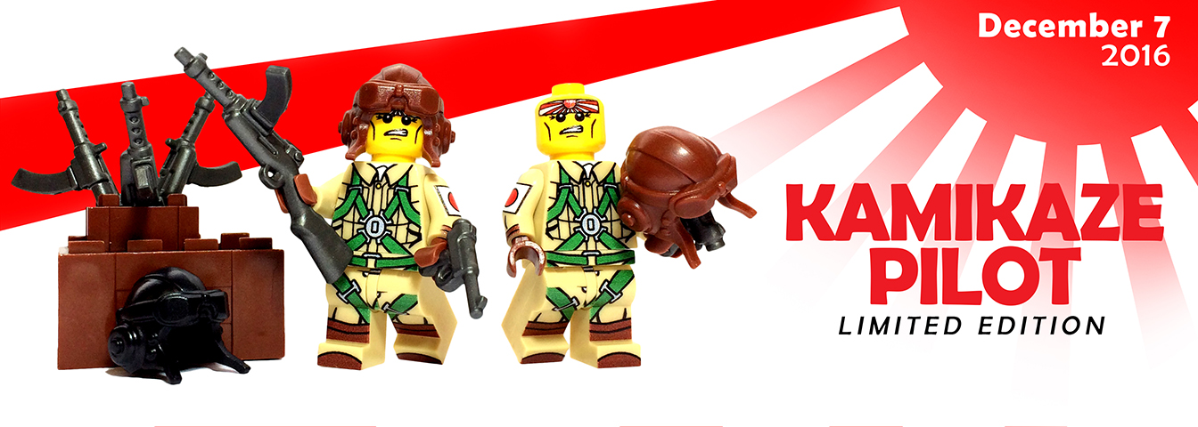 limited edition custom lego Kamikaze minifigure