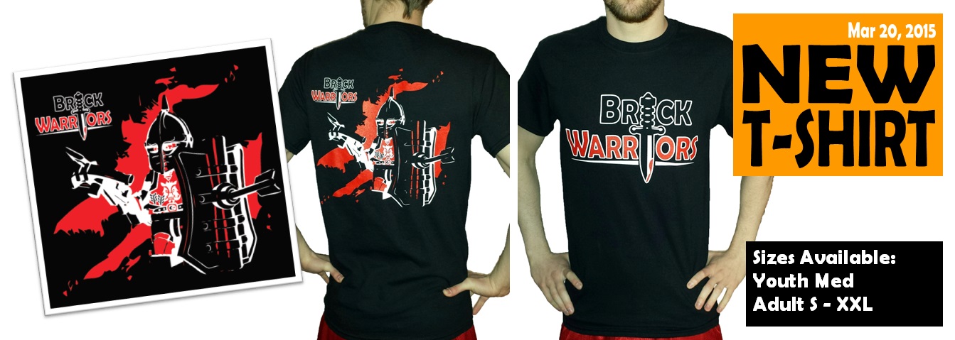 new BrickWarriors t-shirt