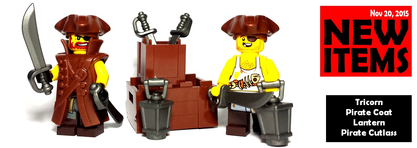 new custom lego pirate accessories