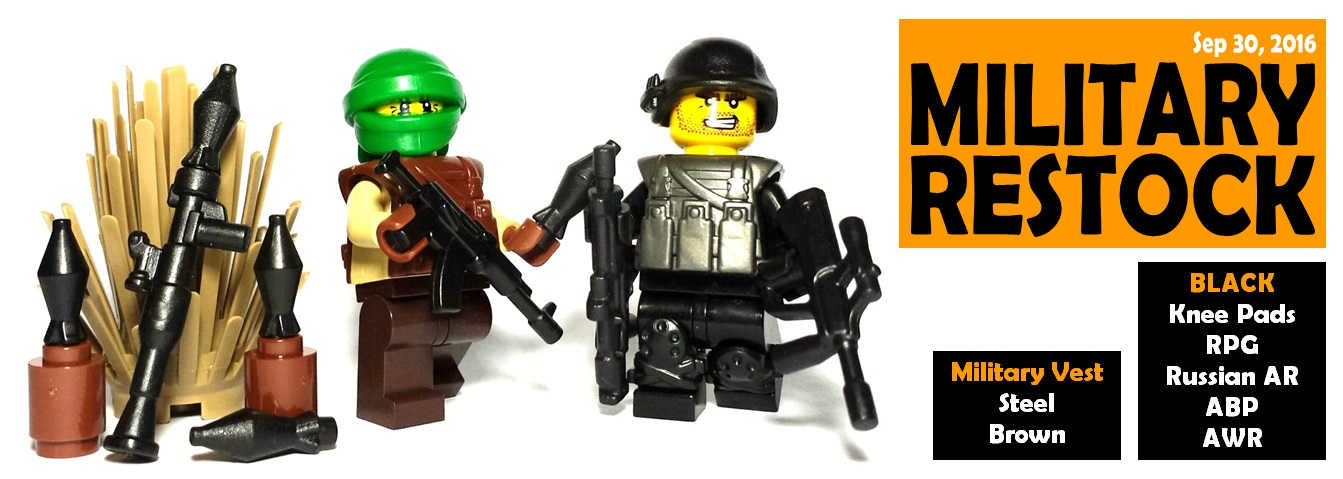 custom lego military accessories