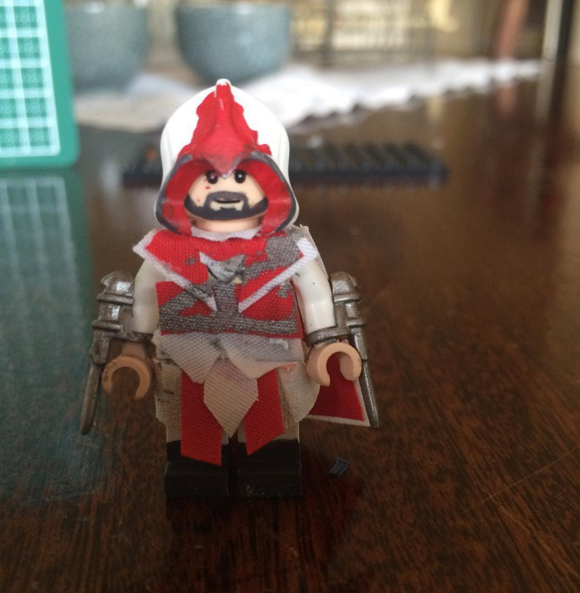 Custom LEGO Minifigure of the Week - Ezio by @lmi_bricks