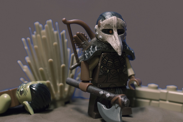 Custom LEGO Minifigure of the Week - Crow Warrior by Ser Eathan