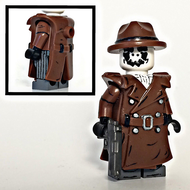 Custom LEGO Minifigure of the Week - Rorschach by sccustoms