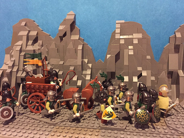 LEGO MOC of the Week - The Long March to Black Fire Pass by Carl