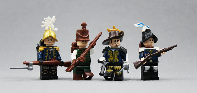 Custom LEGO Minifigure of the Week - Armies of Aura: The Cerulean Empire by Brother Steven