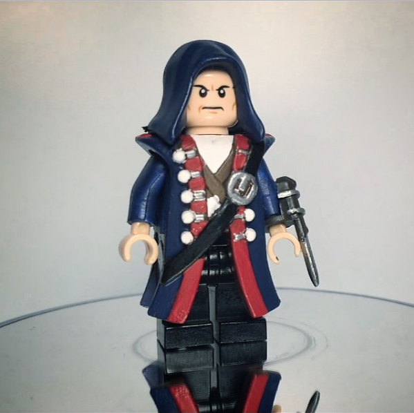 Custom LEGO Minifigure of the Week - Haytham Kenway by PatSonBricks