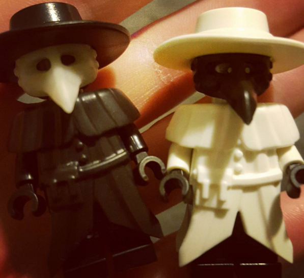 Custom LEGO Minifigure of the Week - Spy vs. Spy by @katjannusch