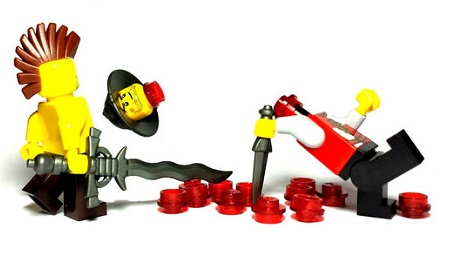 Custom LEGO Weapon of the Week - Flamberge