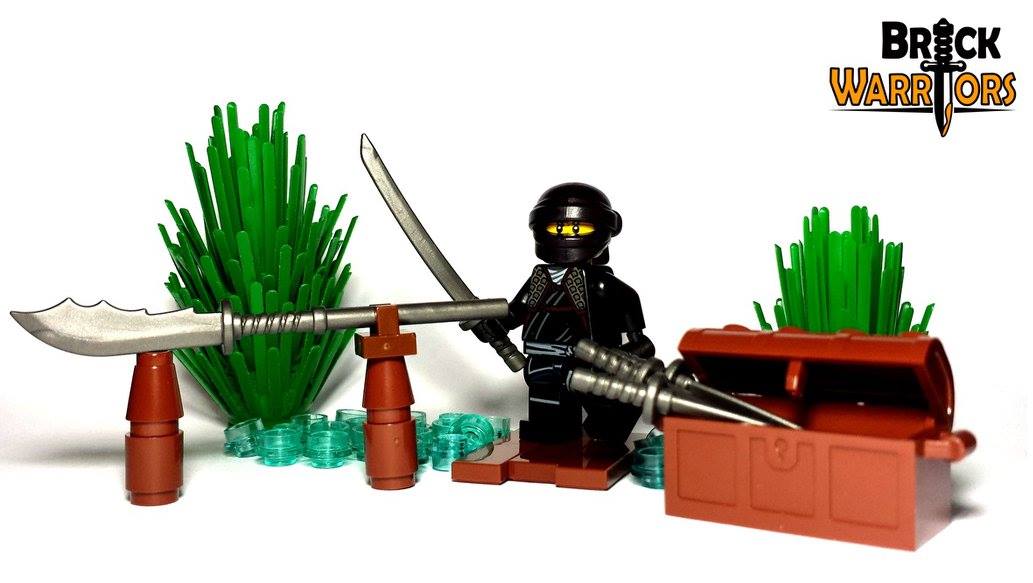 custom lego samurai weapons
