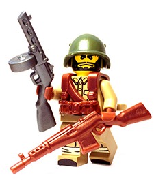 Soviet WW2 Custom Lego Guns