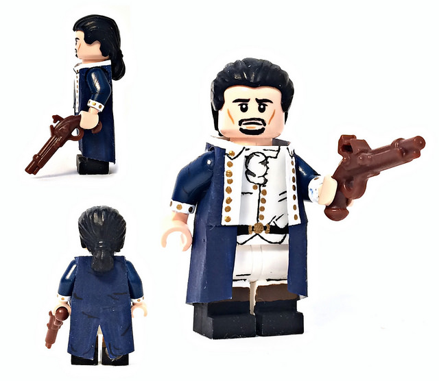 Custom LEGO Minifigure of the Week - My Name is Alexander Hamilton by sccustoms