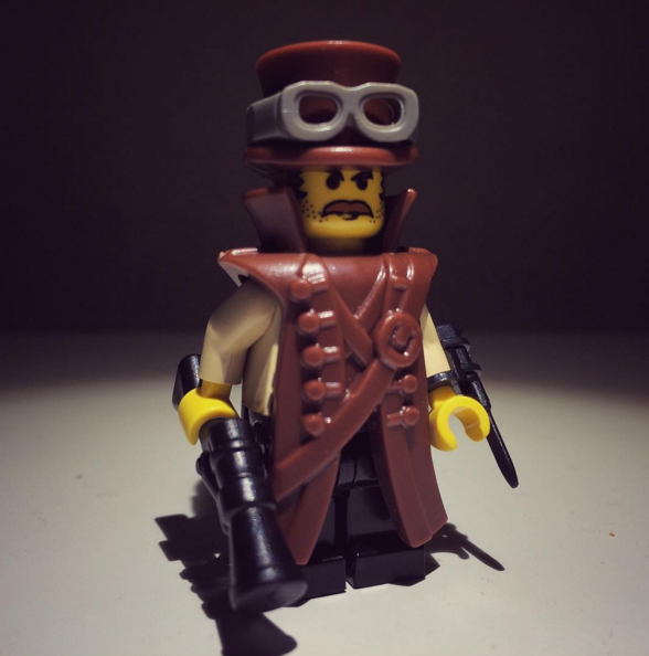 Custom LEGO Minifigure of the Week - Steampunk by @patsonbricks