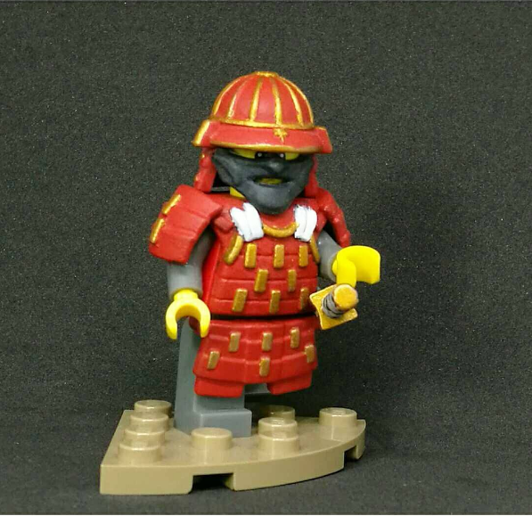 Custom LEGO Minifigure of the Week - Satsuma Bushido by kaidan_plus