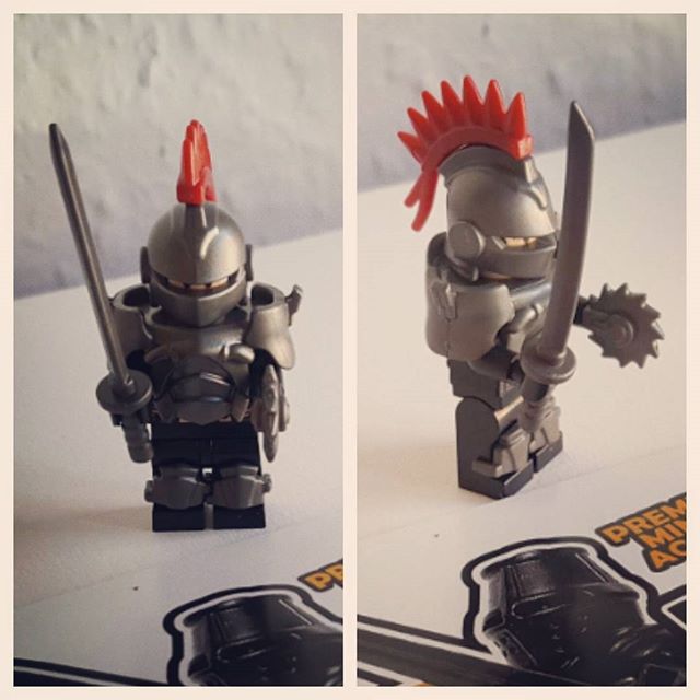 Custom LEGO Minifigure of the Week - Buzzsaw Knight by @janina.sejer
