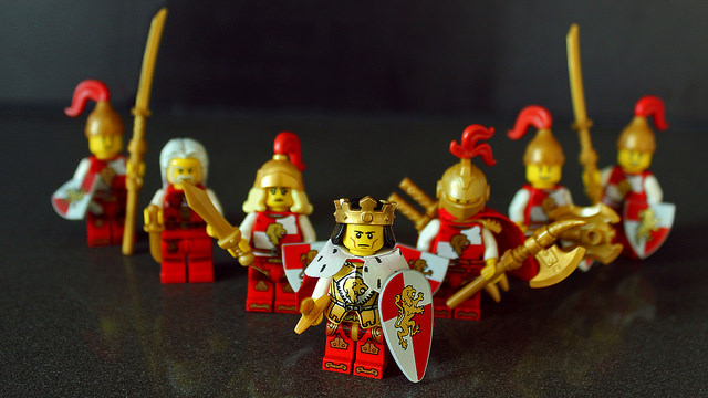 Custom LEGO Minifigure of the Week - Red Royalty by 11inthewoods