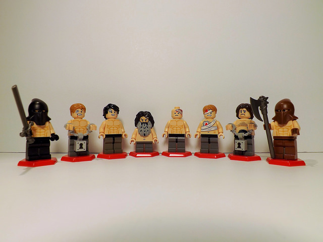 Custom LEGO Minifigure of the Week - Executioners & Prisoners by Nilbog Bricks