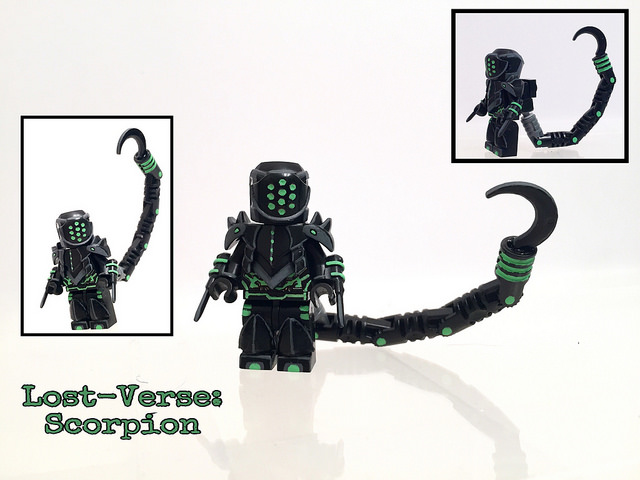 Custom LEGO Minifigure of the Week - Scorpion by TheLostMinifig