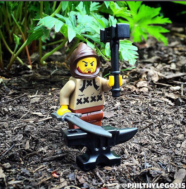 Custom LEGO Minifigure of the Week - The Swordsmith by @philthylego215