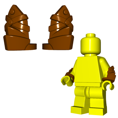 Custom LEGO Accessory Spotlight - Leather Vambraces