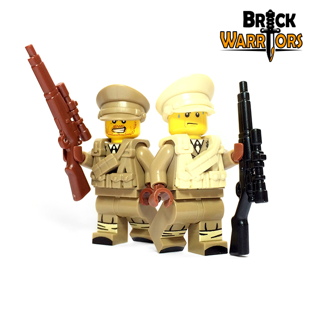 Custom LEGO Armor Spotlight - US Gunner Suspenders