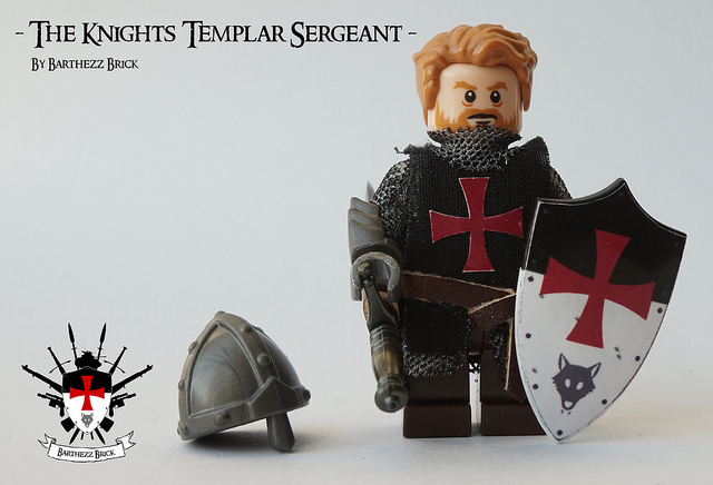 Custom LEGO Minifigure of the Week - The Knights Templar Sergeant by Barthezz Brick