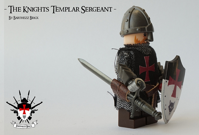 Custom LEGO Minifigure of the Week - The Knights Templar Sergeant by Barthezz Brick