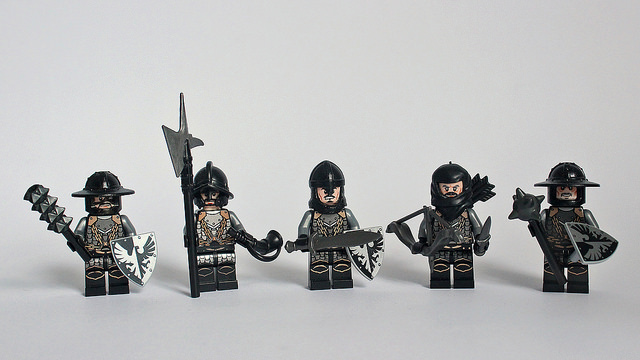 Custom LEGO Minifigure of the Week - The Black Falcons by 11inthewoods