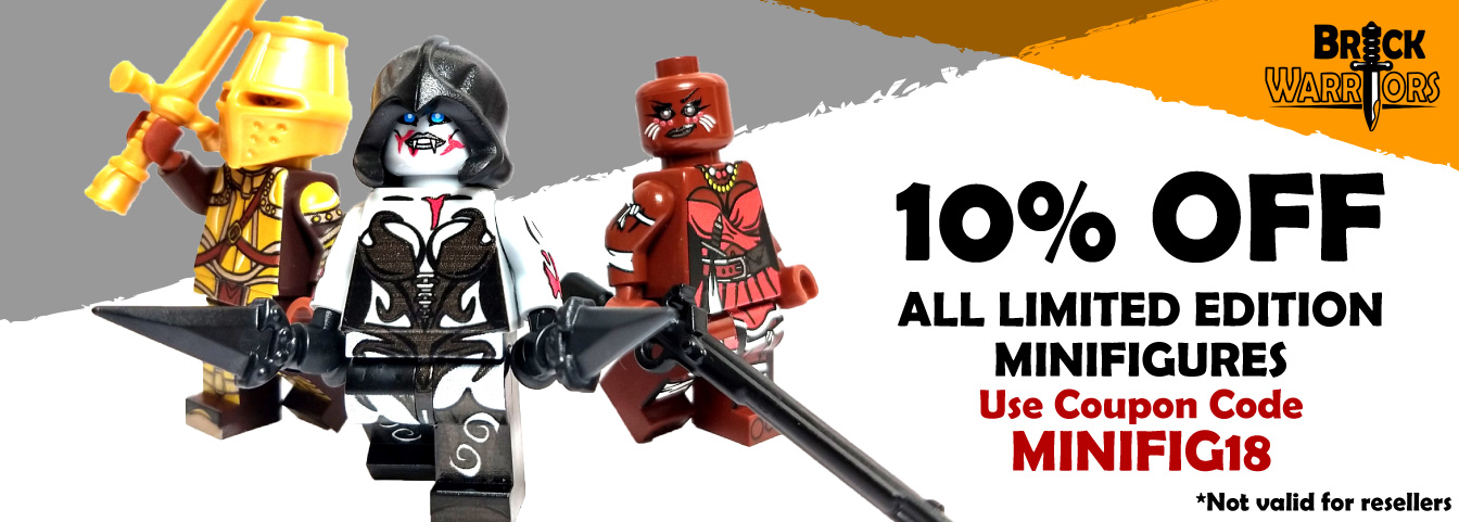 10% Off All Custom LEGO Minifigures
