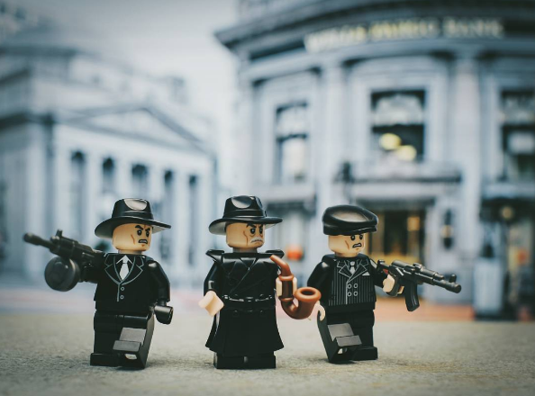 Custom LEGO Minifigure the Week - Gangster. by @dwchy_ BrickWarriors