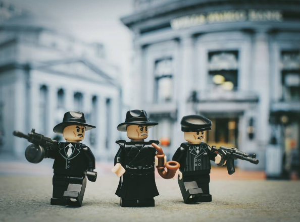 Custom LEGO Minifigure of the Week - Gangster. by @dwchy_