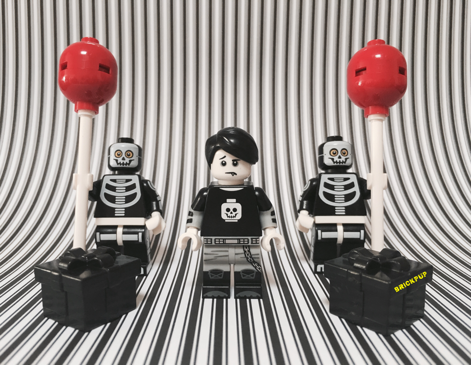 Custom LEGO Minifigure of the Week - Skeleton Boy Birthday