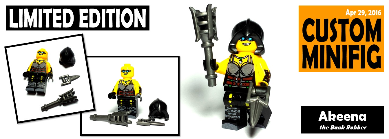 new custom lego minifigure - akeena