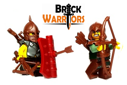 lego medieval archers - brickwarriors in history