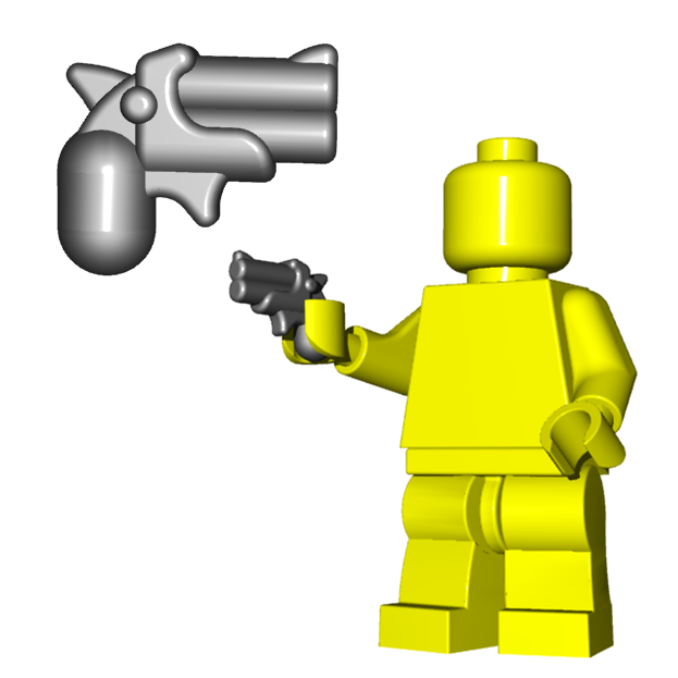 Custom LEGO Gun Highlight