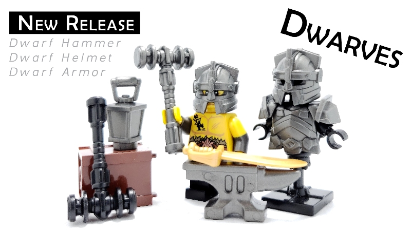 lego dwarf minifigure accessories
