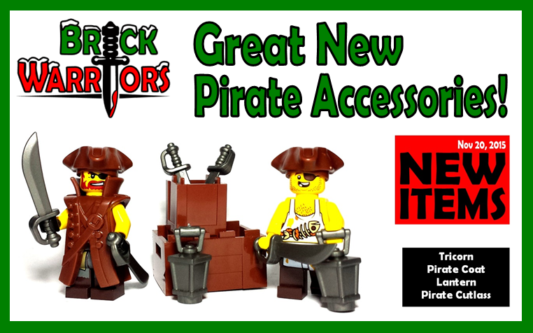 new custom lego pirate accessories