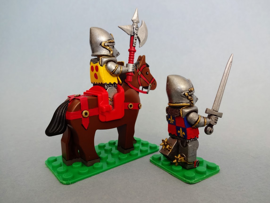 Custom LEGO Minifigure of the Week - Galladian Knights by Steve Cady
