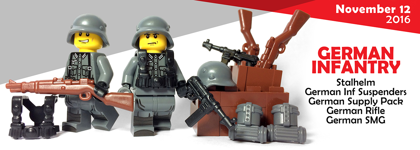new custom lego WWII guns and accessories
