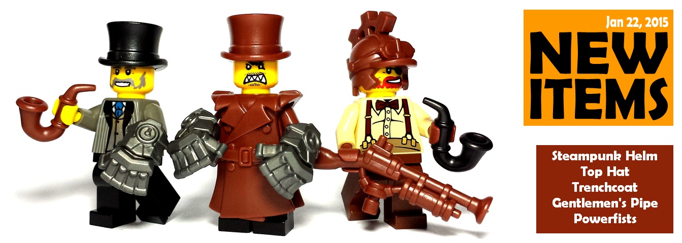 custom lego minifigure steampunk accessories