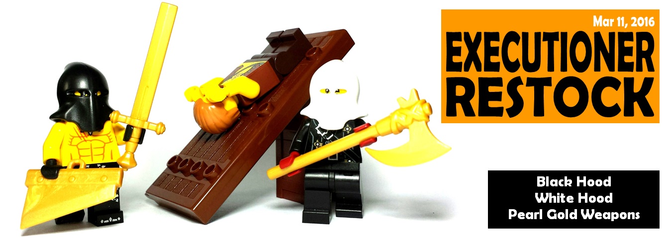 custom lego executioner accessories are back