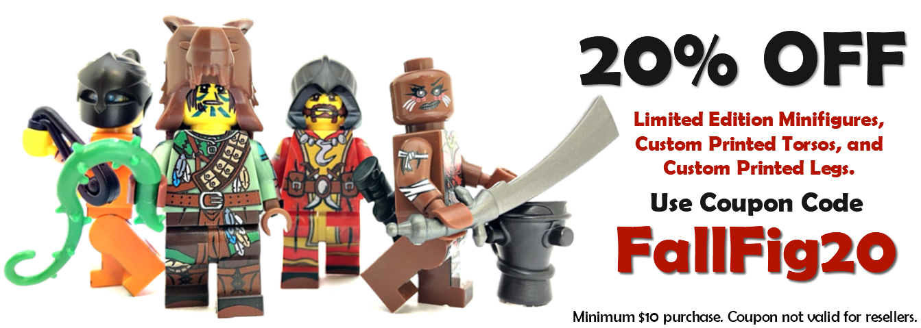 20% Off Minifigures!