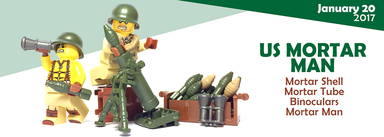 Get the New WWII US Mortar Man Accessories Now!