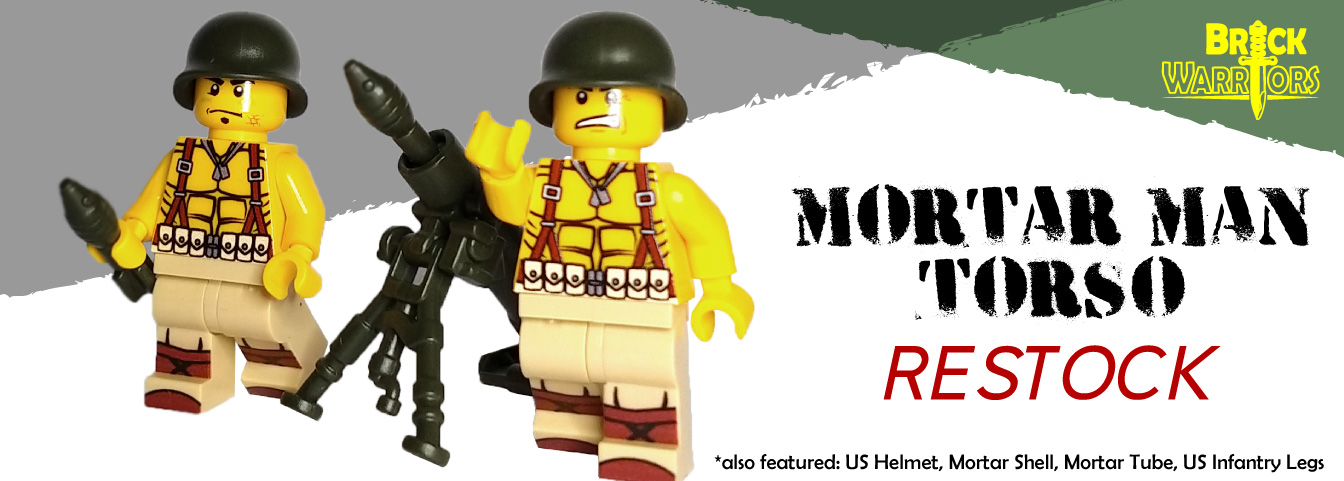 #MinifigMonday - Restocked Mortar Man Torsos